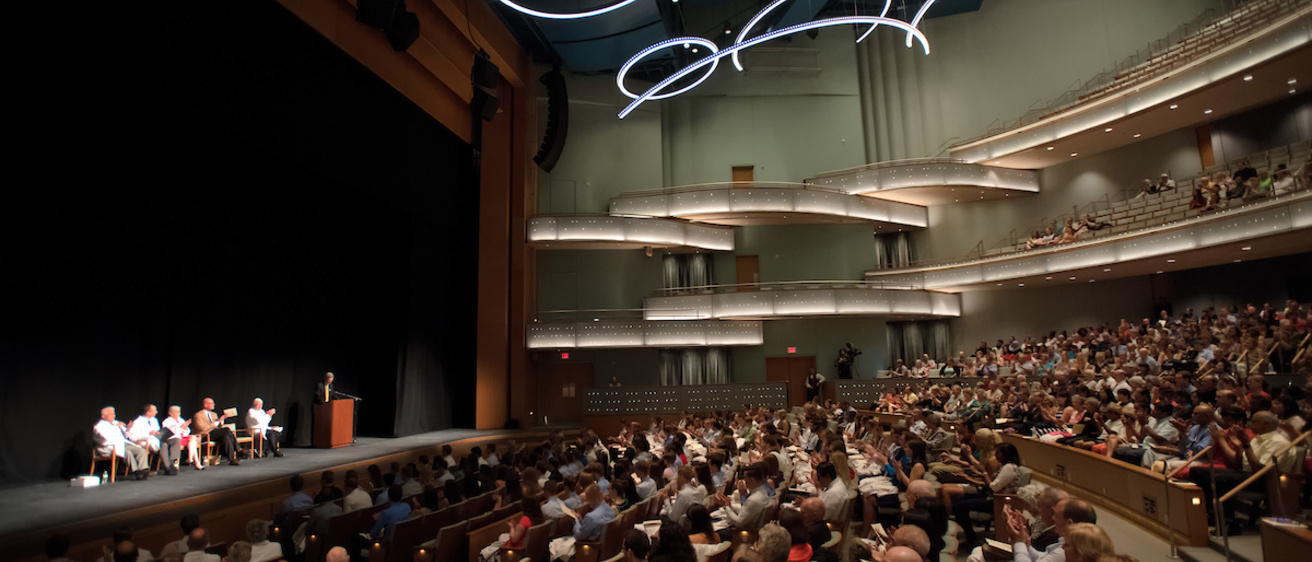 Hancher Inside Shot of crowd and stage