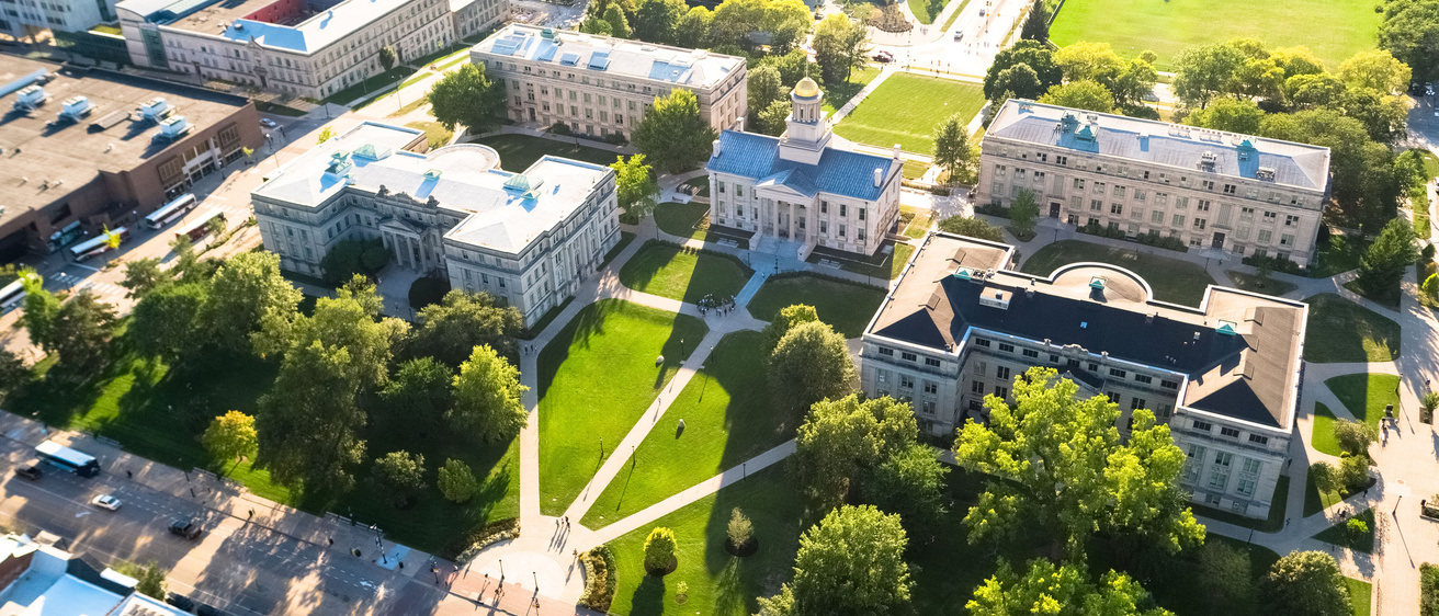 Campus Drone Shot Old Cap